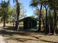 My tent at the safari camp