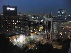 View from hotel room