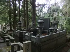 Koyasan cemetery which is very big