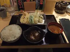 Tempura lunch in Osaka Gourmet Museum