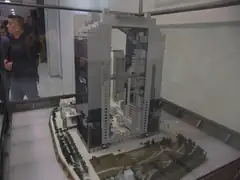 Model of Umeda Sky Building in Osaka