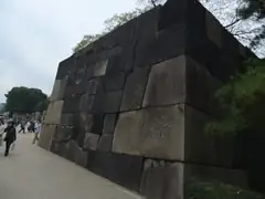 Wall at Imperial Palace in Tokyo