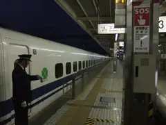 Trains including the bullet train in Japan run to time
