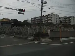 Graveyard on way to Nara from Kyoto
