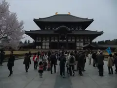 Large wooden building at Todaiji temple