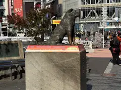 Statue of loyal dog Hachi