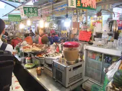 Food stall in market