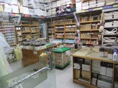 Shop selling calligraphy paper and brushes