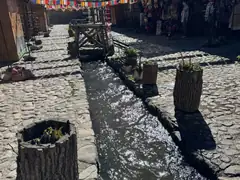 Incan water channel at Ollantaytambo