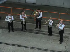 Brass band sendoff for the Oriana