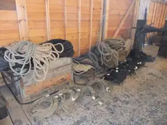 Different ropes for the frigate