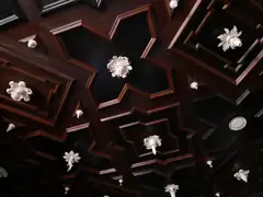 Ceiling imitating roots in cave roof in the castle