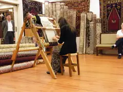 Turkish carpet weaver