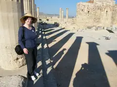 Virginia at Lindos Acropolis