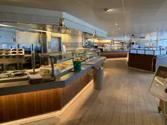 The Belvedere buffet area