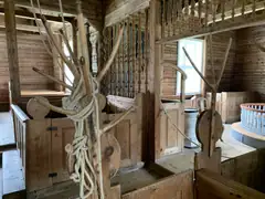 Antlers inside the Church