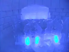 Igloo hotel bed