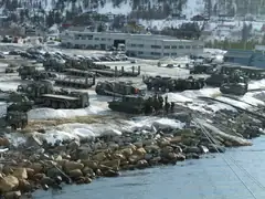 Norwegian army do exercises here