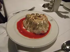 Baked Alaska on Virginia's plate