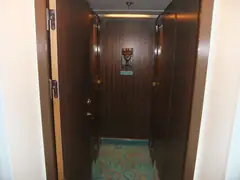 Entrance to our cabin on the Boudicca