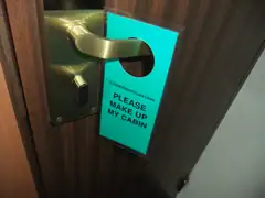 Make up room sign