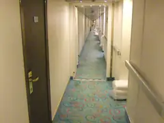 Corridor by our cabin