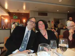 Four Seasons restaurant - us at our table