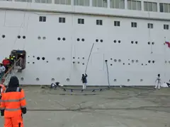 Cleaning the Boudicca at Runavik