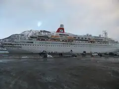 Boudicca moored in Tromso