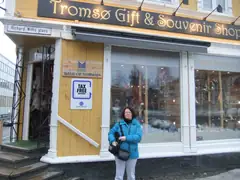 Gift shop we got postcards at in Tromso