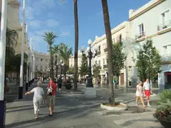 A pleasant open area in Cadiz