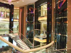 The impressive atrium on the Azura