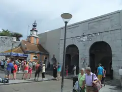 Gate into Casemates Square in Gibraltar