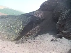 Volcanoes leave almost a moonscape