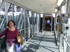 The end of the maze and onto the ship!