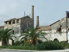 A factory which has seen better days in Corfu