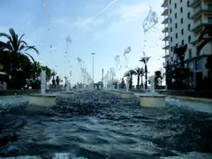 A water exhibit