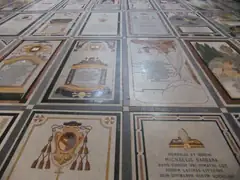 Gravestone floor