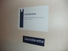 Laundrette on our deck on Azura