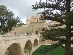 Entering Mdina in Malta