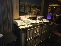 Menus ready to be presented