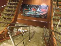 The art adorned stairwells
