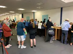 Checking in